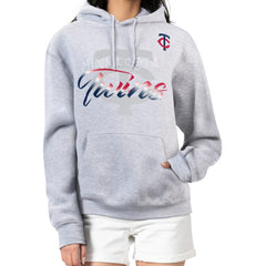 Minnesota Twins G-III 4Her by Carl Banks Women's Shadow Logo Graphic Pullover Hoodie - MLB Hoodies