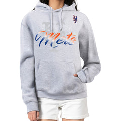New York Mets G-III 4Her by Carl Banks Women's Shadow Logo Graphic Pullover Hoodie - MLB Hoodies