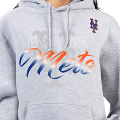 New York Mets G-III 4Her by Carl Banks Women's Shadow Logo Graphic Pullover Hoodie - MLB Hoodies
