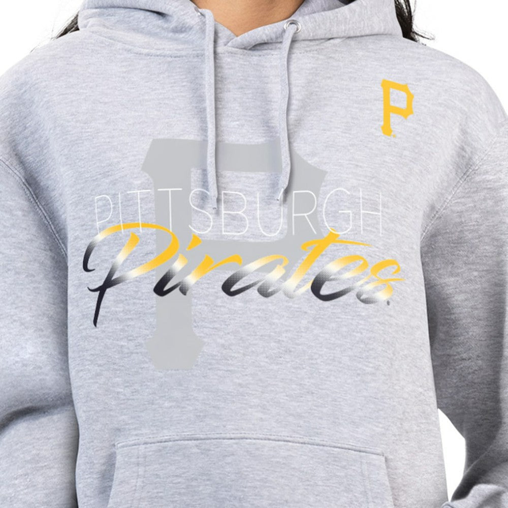 Pittsburgh Pirates G-III 4Her by Carl Banks Women's Shadow Logo Graphic Pullover Hoodie - MLB Hoodies