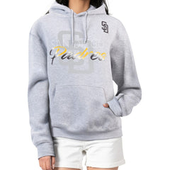 San Diego Padres G-III 4Her by Carl Banks Women's Shadow Logo Graphic Pullover Hoodie - MLB Hoodies
