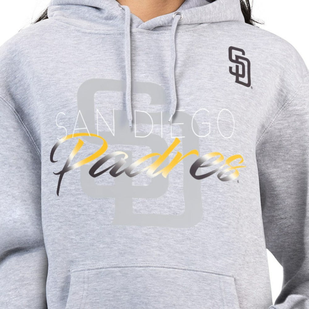 San Diego Padres G-III 4Her by Carl Banks Women's Shadow Logo Graphic Pullover Hoodie - MLB Hoodies