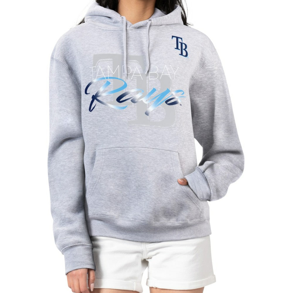 Tampa Bay Rays G-III 4Her by Carl Banks Women's Shadow Logo Graphic Pullover Hoodie - MLB Hoodies