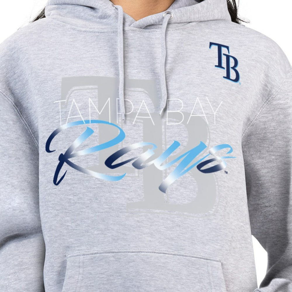 Tampa Bay Rays G-III 4Her by Carl Banks Women's Shadow Logo Graphic Pullover Hoodie - MLB Hoodies