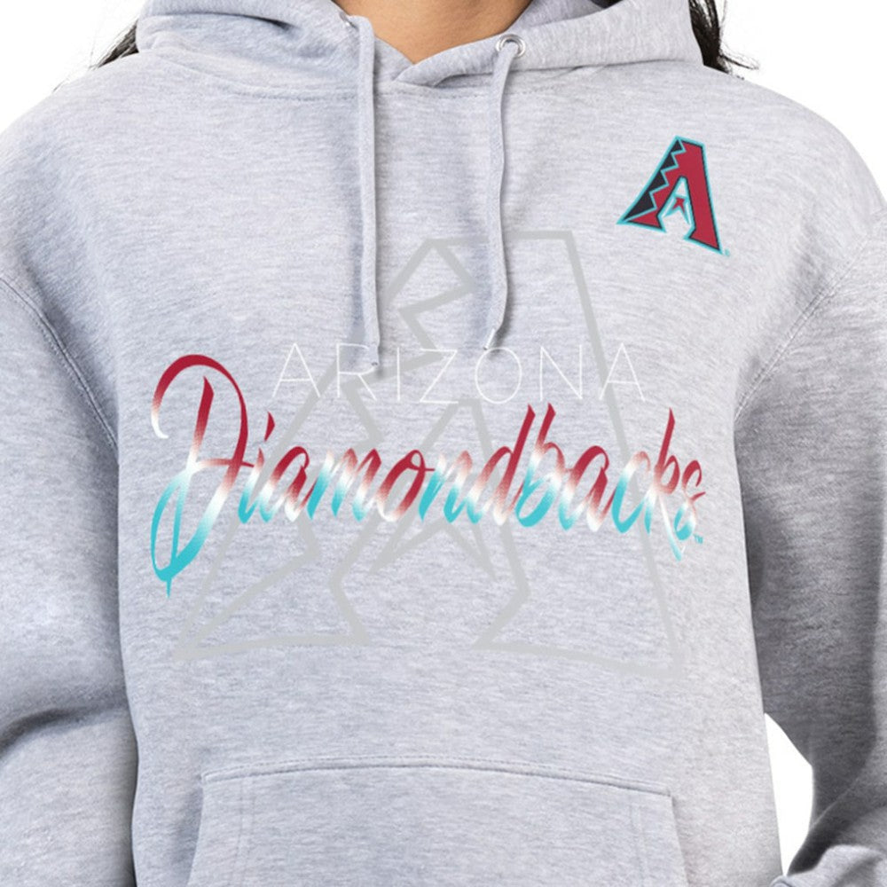 Arizona Diamondbacks G-III 4Her by Carl Banks Women's Shadow Logo Graphic Pullover Hoodie - MLB Hoodies