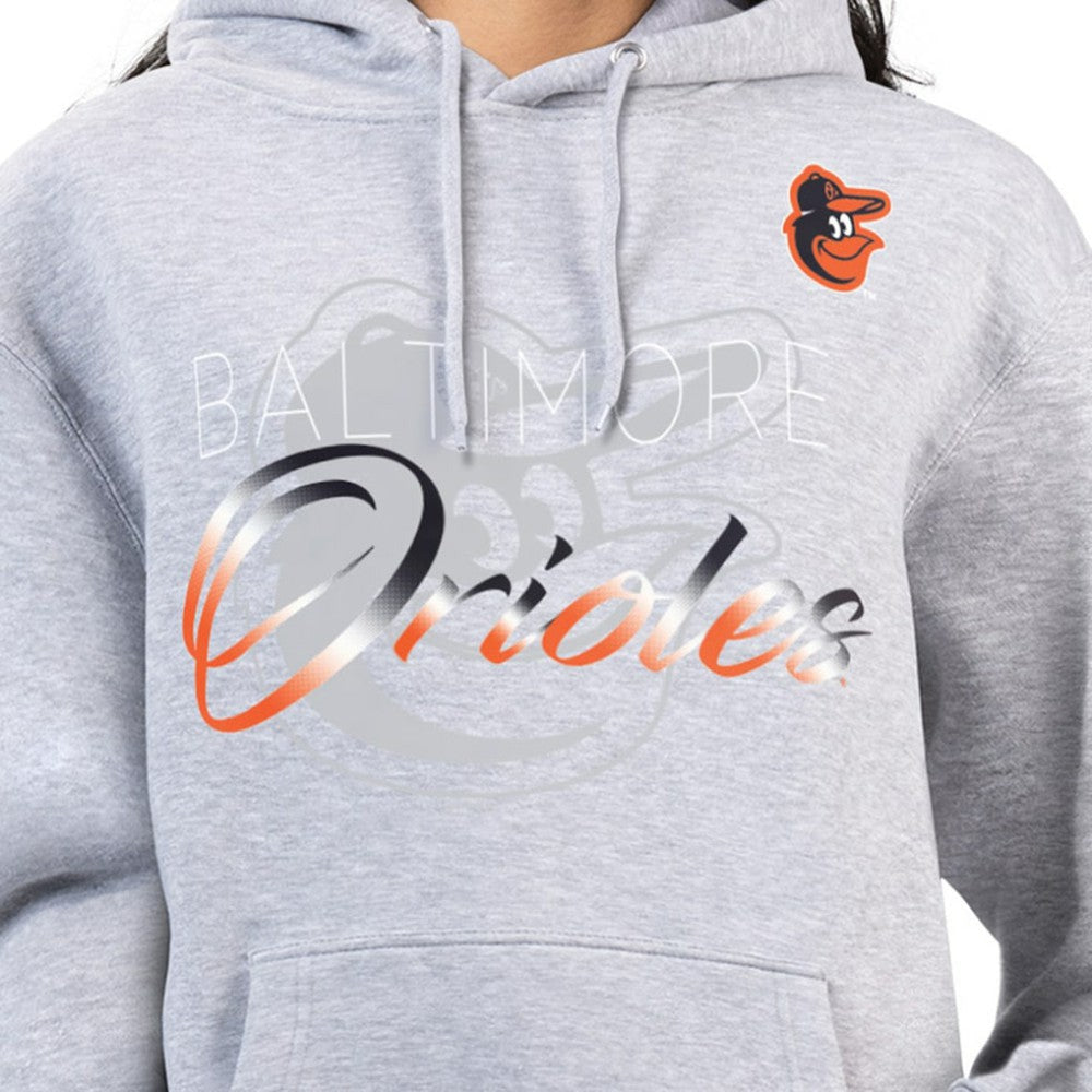 Baltimore Orioles G-III 4Her by Carl Banks Women's Shadow Logo Graphic Pullover Hoodie - MLB Hoodies