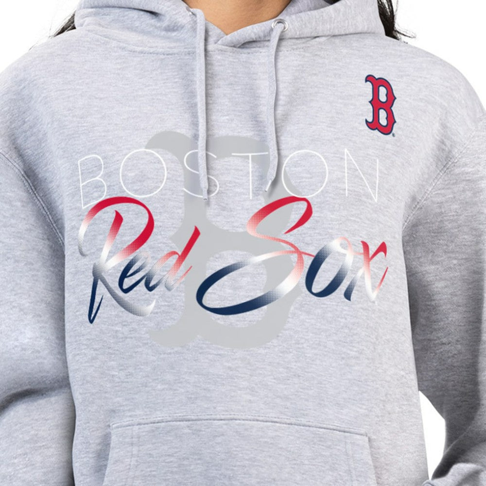 Boston Red Sox G-III 4Her by Carl Banks Women's Shadow Logo Graphic Pullover Hoodie - MLB Hoodies