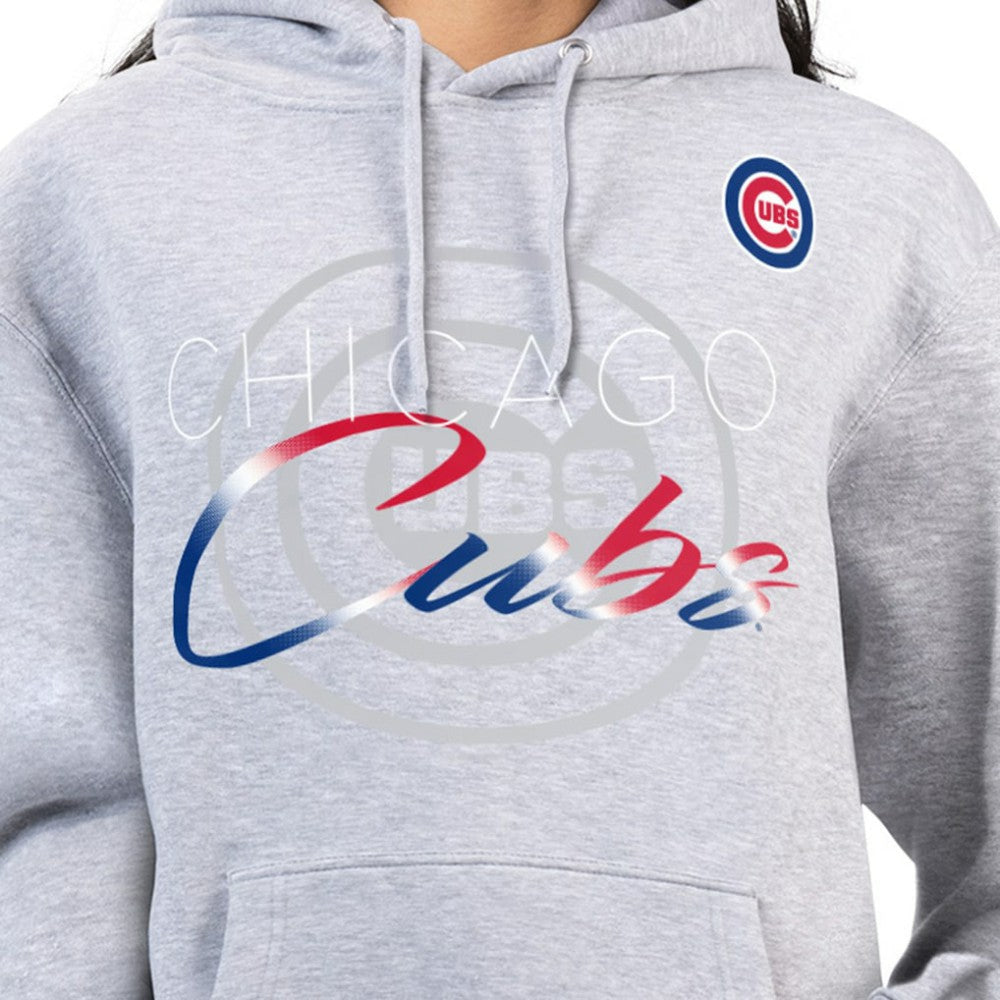 Chicago Cubs G-III 4Her by Carl Banks Women's Shadow Logo Graphic Pullover Hoodie - MLB Hoodies