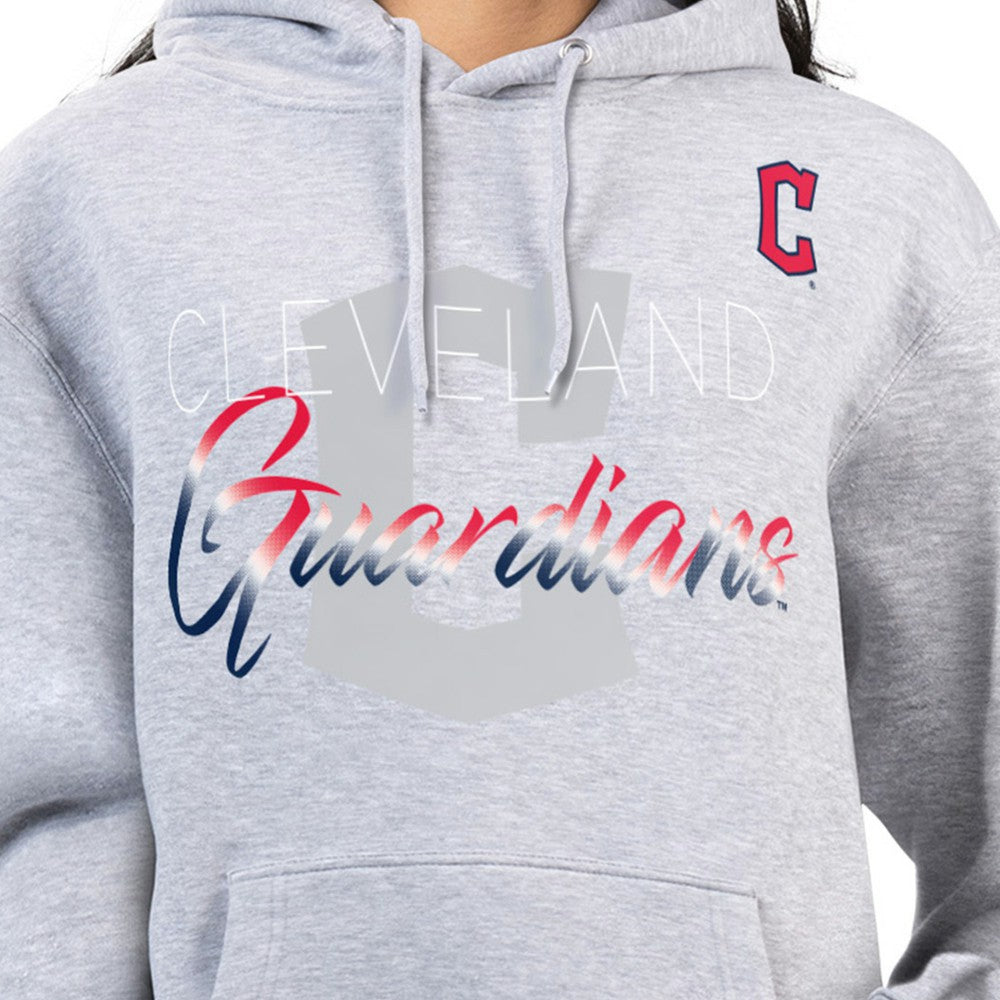 Cleveland Guardians G-III 4Her by Carl Banks Women's Shadow Logo Graphic Pullover Hoodie - MLB Hoodies