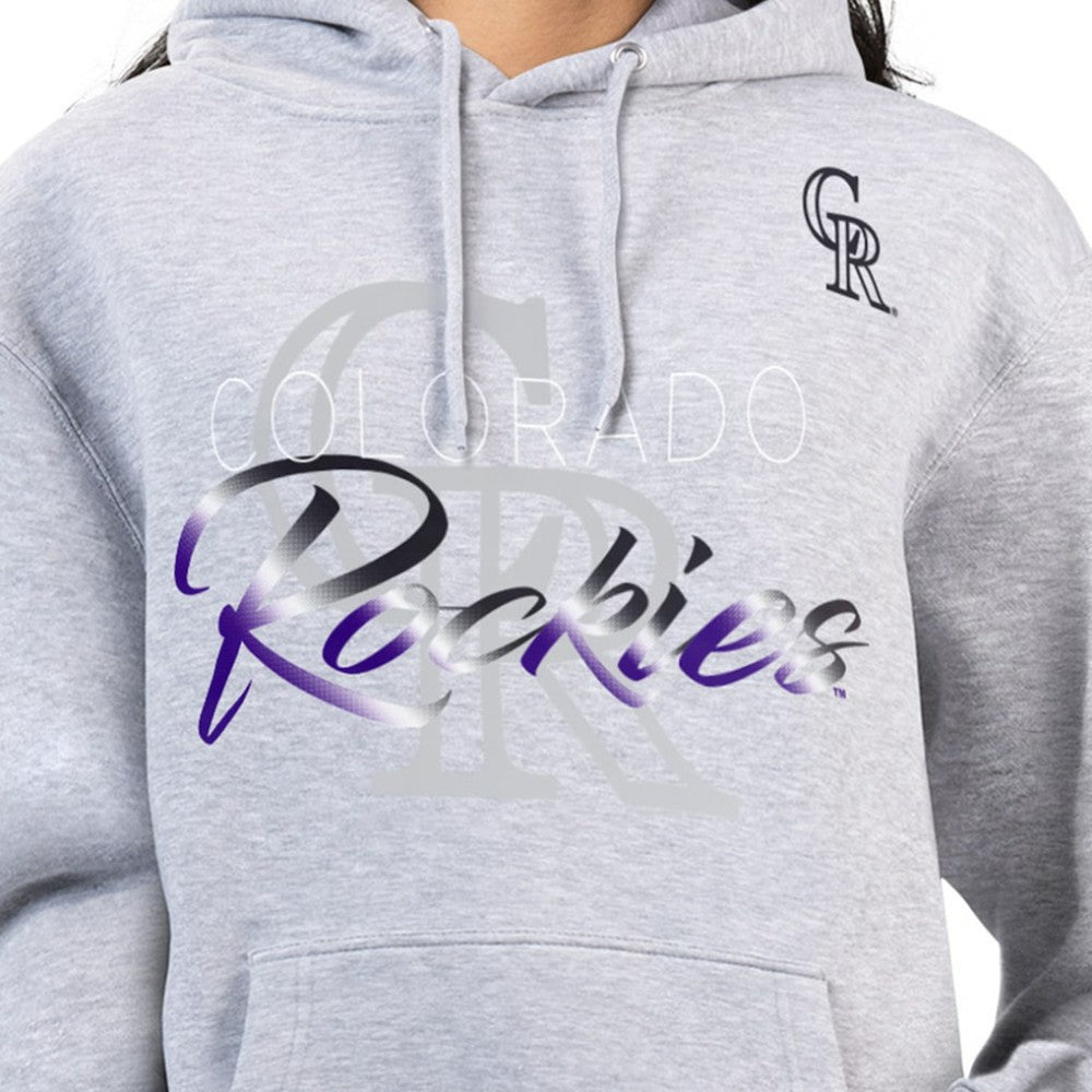 Colorado Rockies G-III 4Her by Carl Banks Women's Shadow Logo Graphic Pullover Hoodie - MLB Hoodies