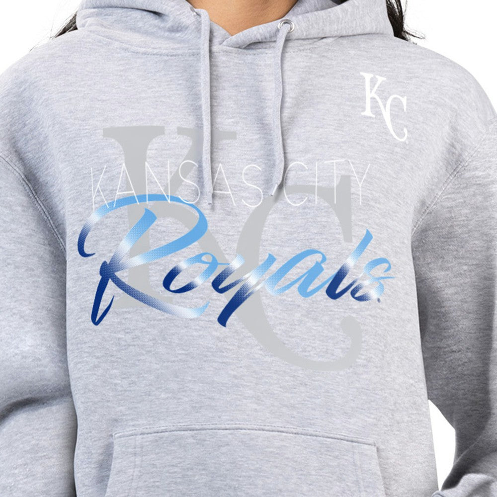 Kansas City Royals G-III 4Her by Carl Banks Women's Shadow Logo Graphic Pullover Hoodie - MLB Hoodies