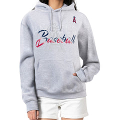 Los Angeles Angels G-III 4Her by Carl Banks Women's Shadow Logo Graphic Pullover Hoodie - MLB Hoodies