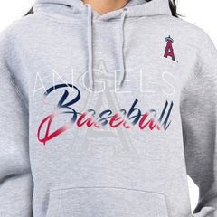 Los Angeles Angels G-III 4Her by Carl Banks Women's Shadow Logo Graphic Pullover Hoodie - MLB Hoodies