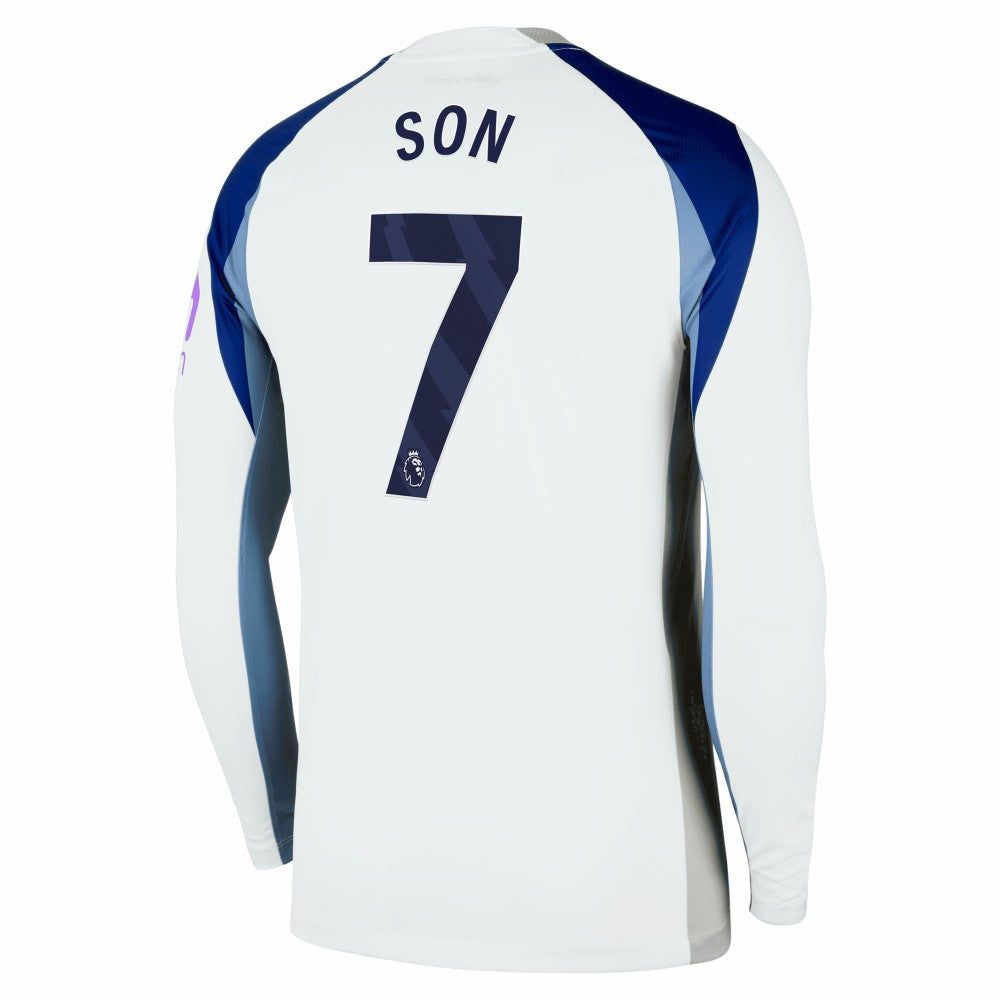 Son Heung-Min Tottenham Hotspur 2025/26 Home Replica Long Sleeve Jersey