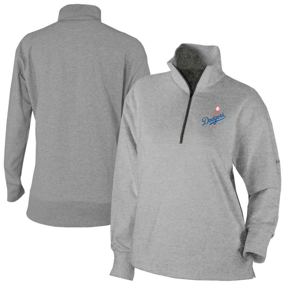 Los Angeles Dodgers Columbia Women's Birchwood Hills Quarter-Zip Pullover - MLB Pullover