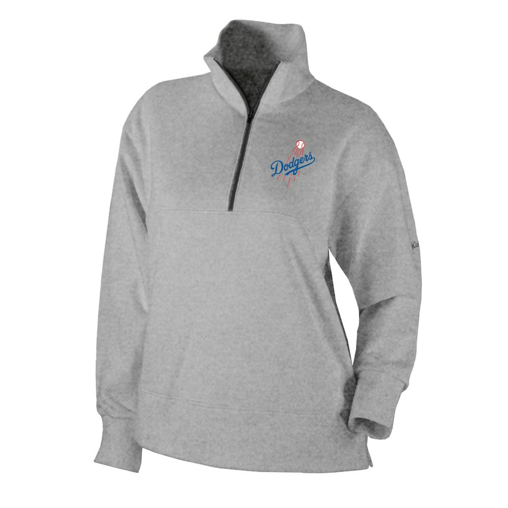Los Angeles Dodgers Columbia Women's Birchwood Hills Quarter-Zip Pullover - MLB Pullover