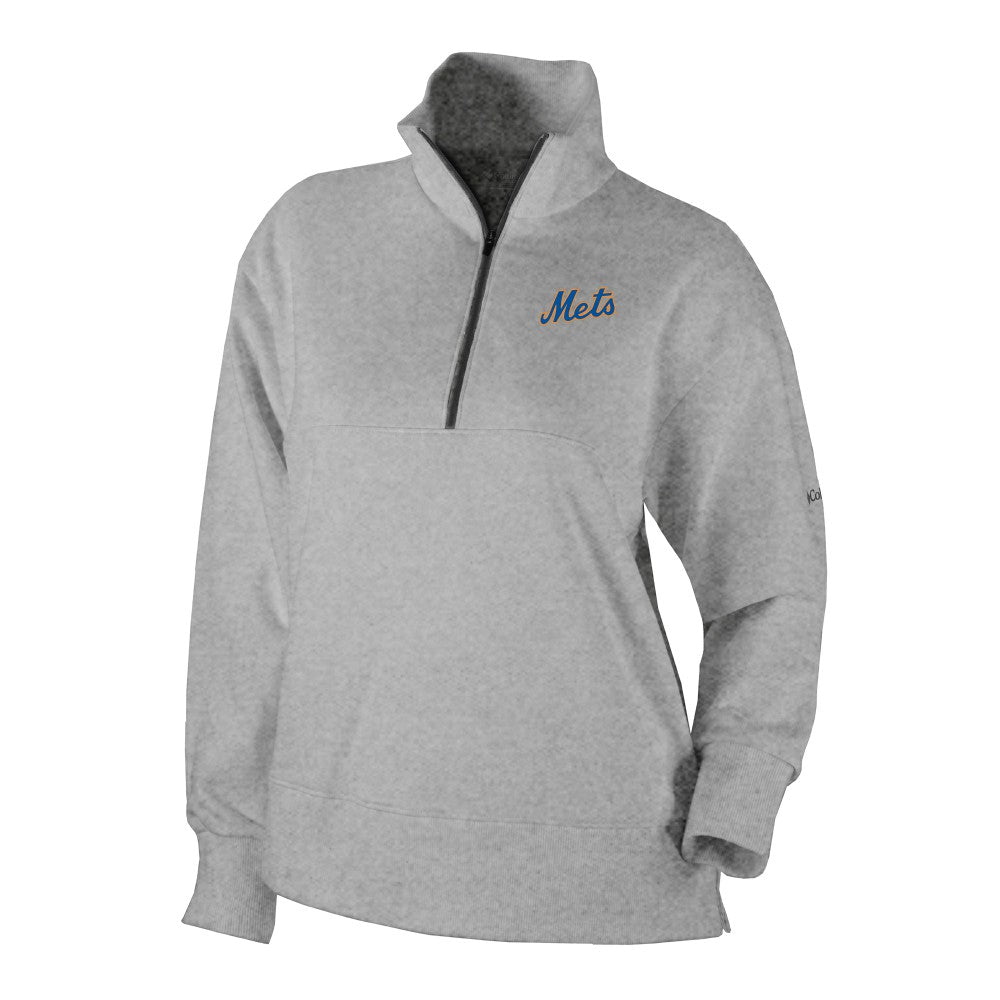 New York Mets Columbia Women's Birchwood Hills Quarter-Zip Pullover - MLB Pullover