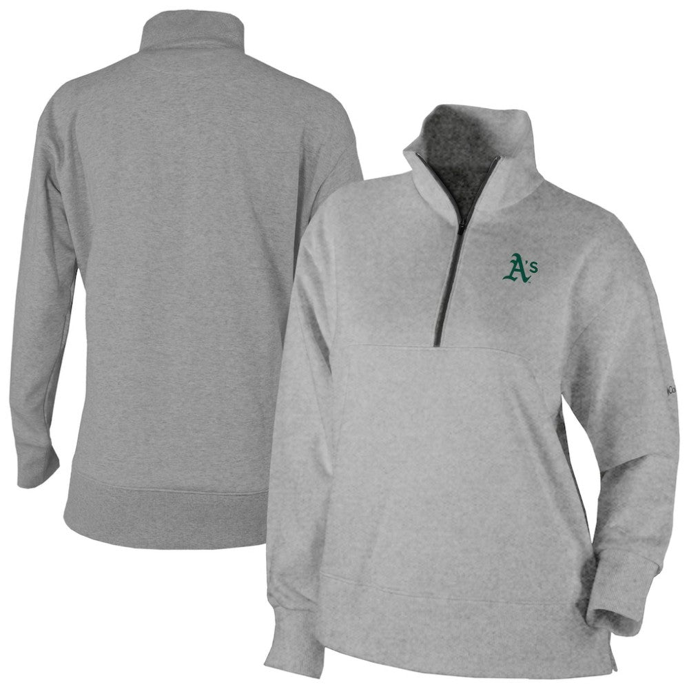 Athletics Columbia Women's Birchwood Hills Quarter-Zip Pullover - MLB Pullover
