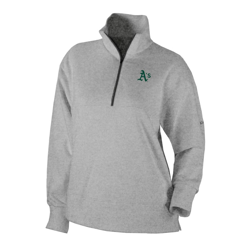 Athletics Columbia Women's Birchwood Hills Quarter-Zip Pullover - MLB Pullover