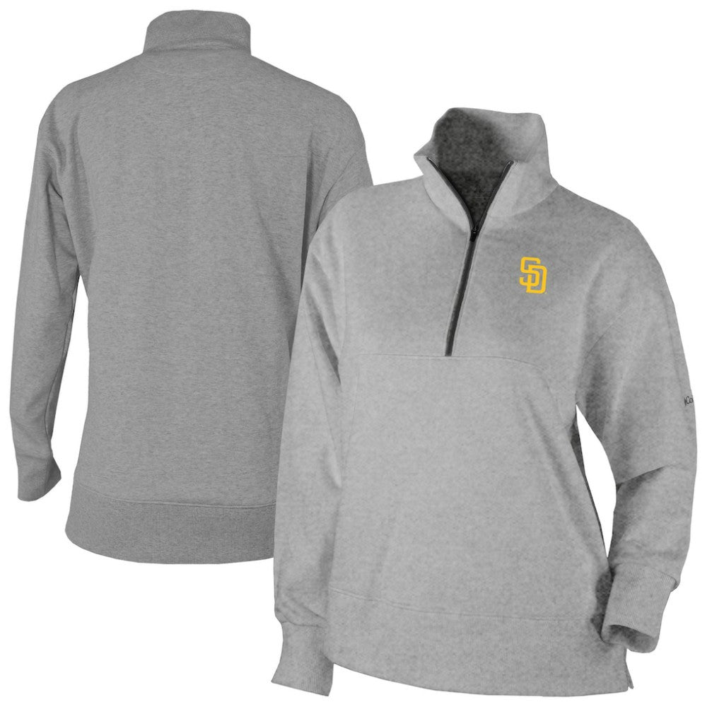San Diego Padres Columbia Women's Birchwood Hills Quarter-Zip Pullover - MLB Pullover