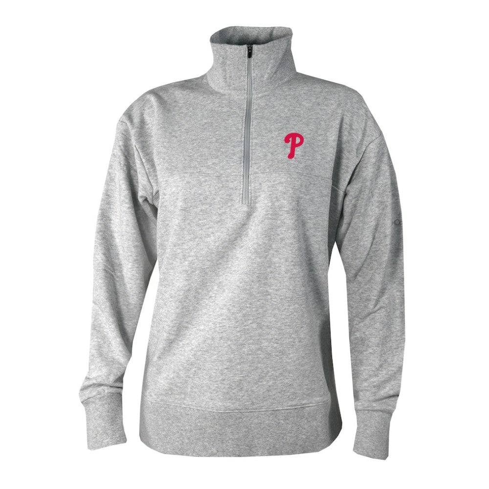 Philadelphia Phillies Columbia Women's Birchwood Hills Quarter-Zip Pullover - MLB Pullover