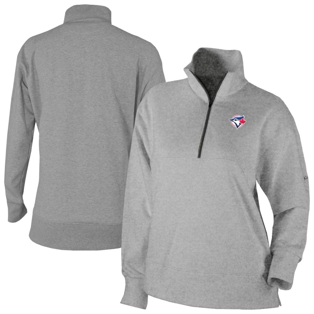 Toronto Blue Jays Columbia Women's Birchwood Hills Quarter-Zip Pullover - MLB Pullover