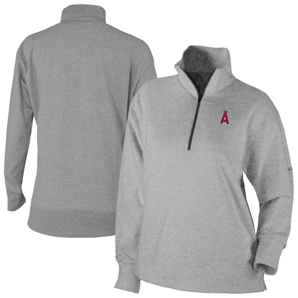 Los Angeles Angels Columbia Women's Birchwood Hills Quarter-Zip Pullover - MLB Pullover