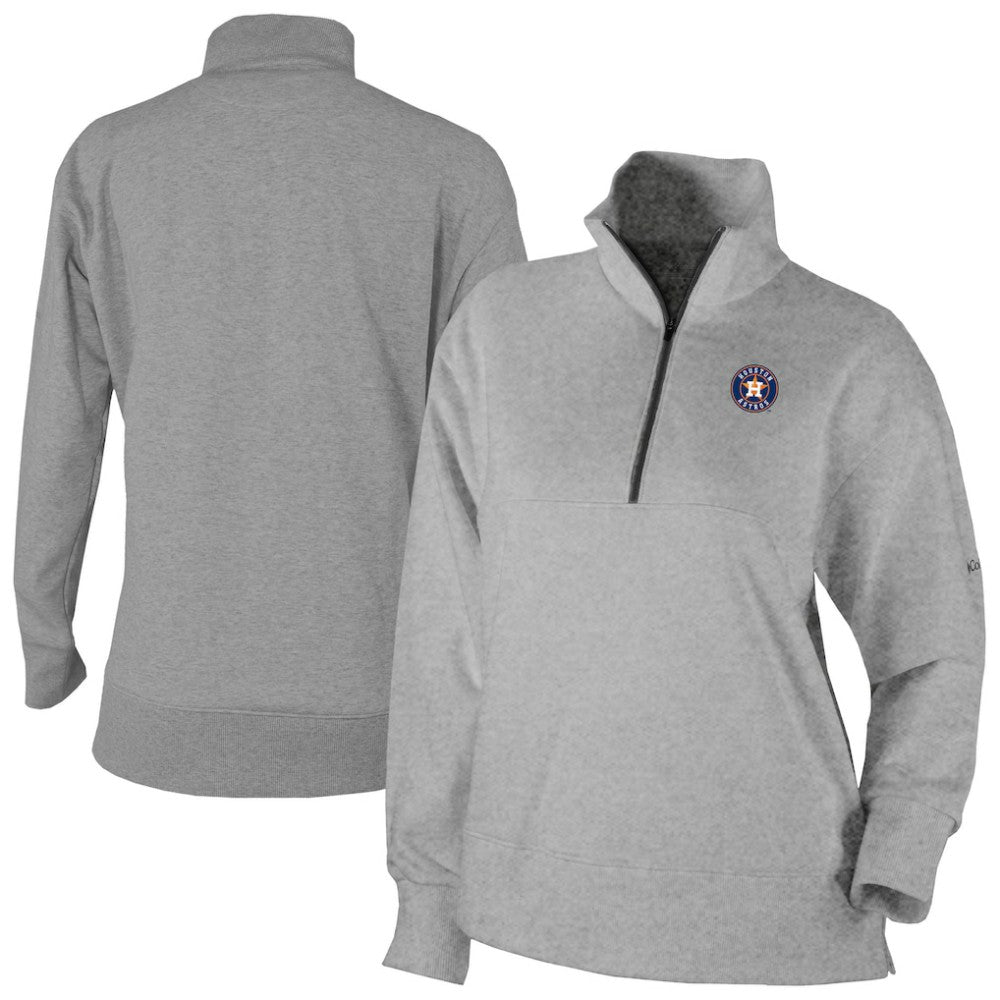 Houston Astros Columbia Women's Birchwood Hills Quarter-Zip Pullover - MLB Pullover