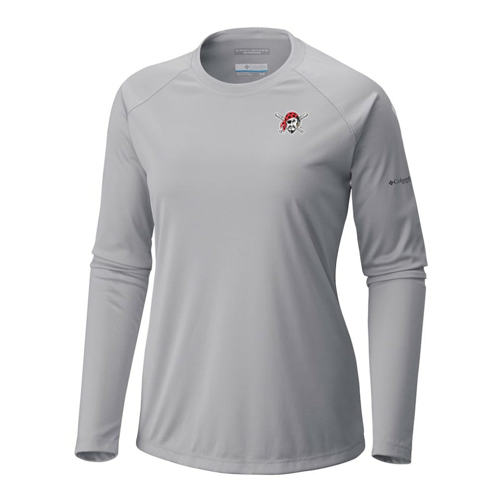 Pittsburgh Pirates Columbia Tidal Tee II Long Sleeve T-Shirt - MLB T-shirts