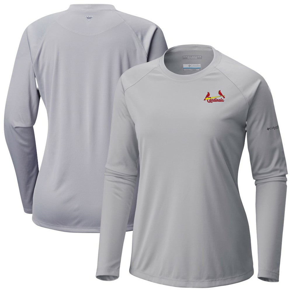 St. Louis Cardinals Columbia Tidal Tee II Long Sleeve T-Shirt - MLB T-shirts