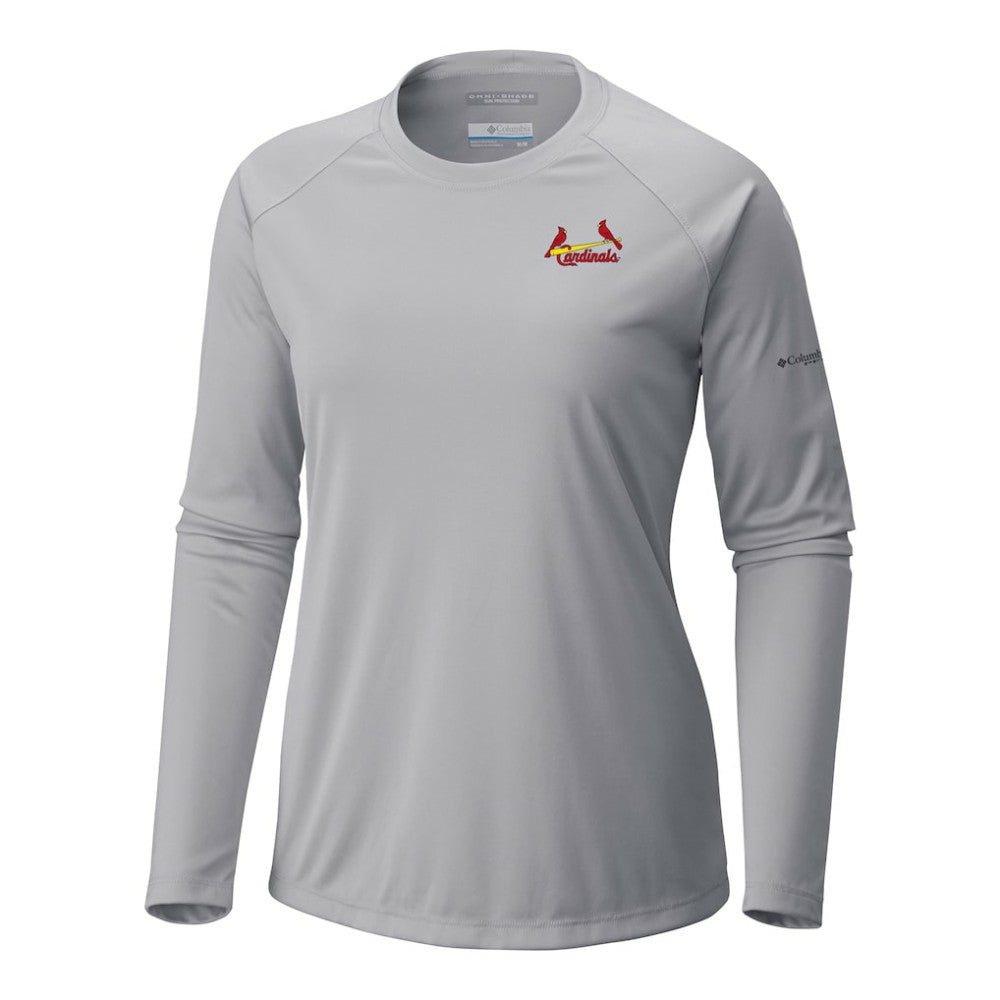 St. Louis Cardinals Columbia Tidal Tee II Long Sleeve T-Shirt - MLB T-shirts