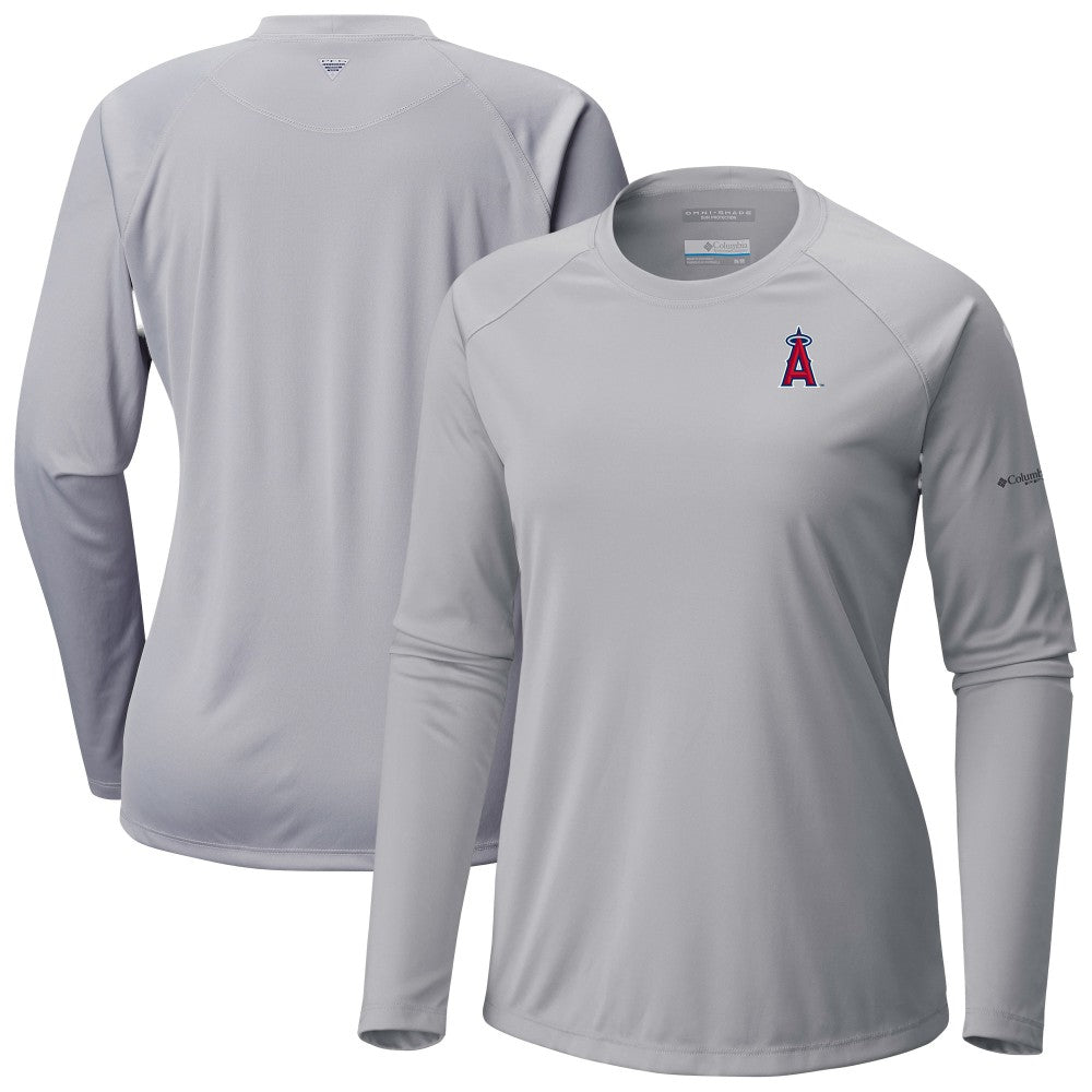 Los Angeles Angels Columbia Tidal Tee II Long Sleeve T-Shirt - MLB T-shirts