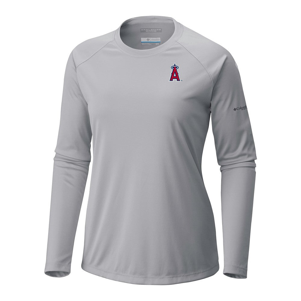 Los Angeles Angels Columbia Tidal Tee II Long Sleeve T-Shirt - MLB T-shirts