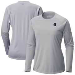 Detroit Tigers Columbia Tidal Tee II Long Sleeve T-Shirt - MLB T-shirts