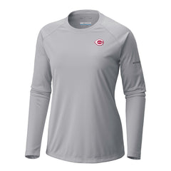 Cincinnati Reds Columbia Tidal Tee II Long Sleeve T-Shirt - MLB T-shirts