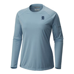 Detroit Tigers Columbia Tidal Tee II Long Sleeve T-Shirt - MLB T-shirts