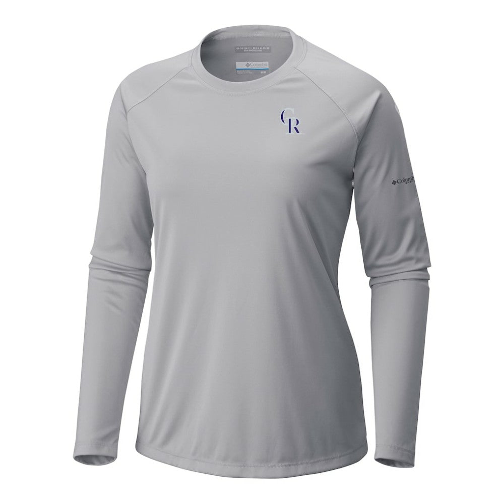 Colorado Rockies Columbia Tidal Tee II Long Sleeve T-Shirt - MLB T-shirts