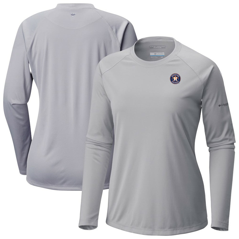 Houston Astros Columbia Tidal Tee II Long Sleeve T-Shirt - MLB T-shirts