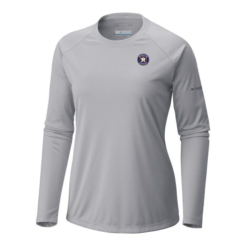 Houston Astros Columbia Tidal Tee II Long Sleeve T-Shirt - MLB T-shirts