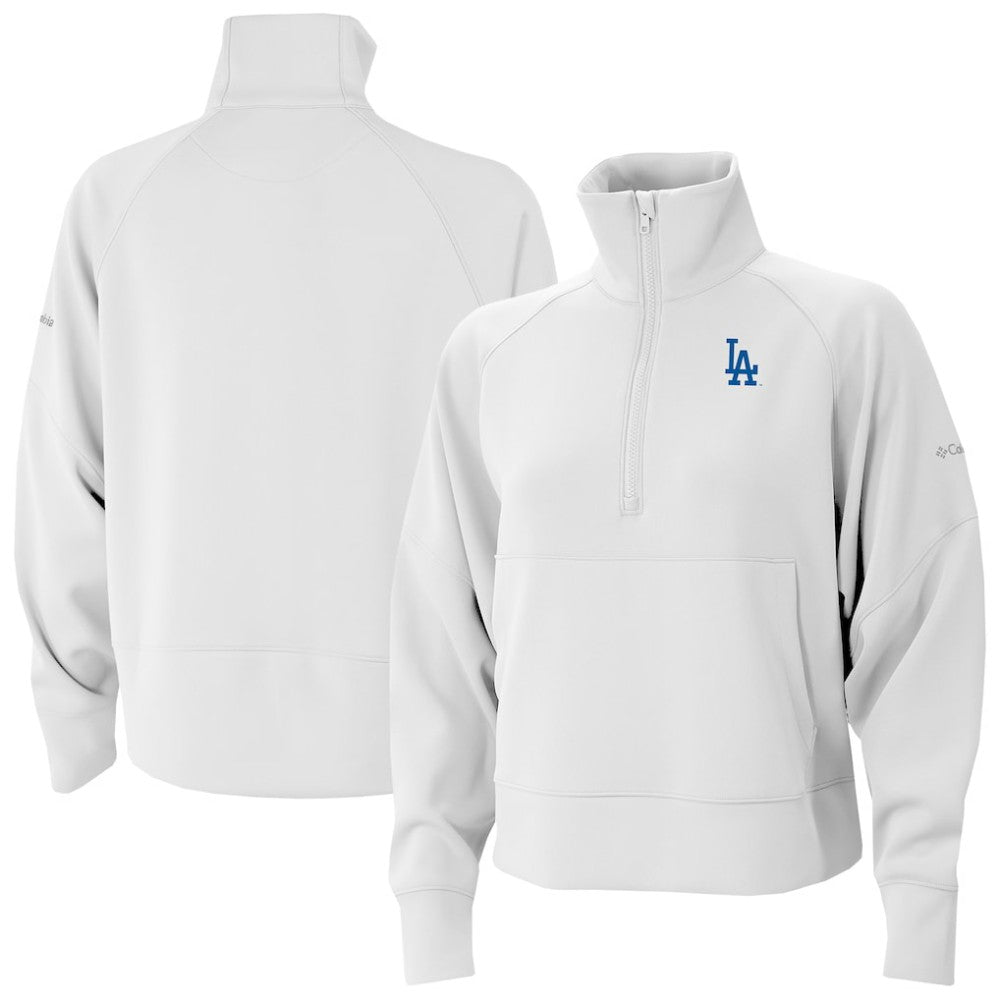 Los Angeles Dodgers Columbia Women's Wickhams Hills Raglan Omni-Wick Quarter-Zip Pullover - MLB Pullover