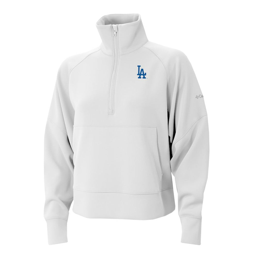 Los Angeles Dodgers Columbia Women's Wickhams Hills Raglan Omni-Wick Quarter-Zip Pullover - MLB Pullover