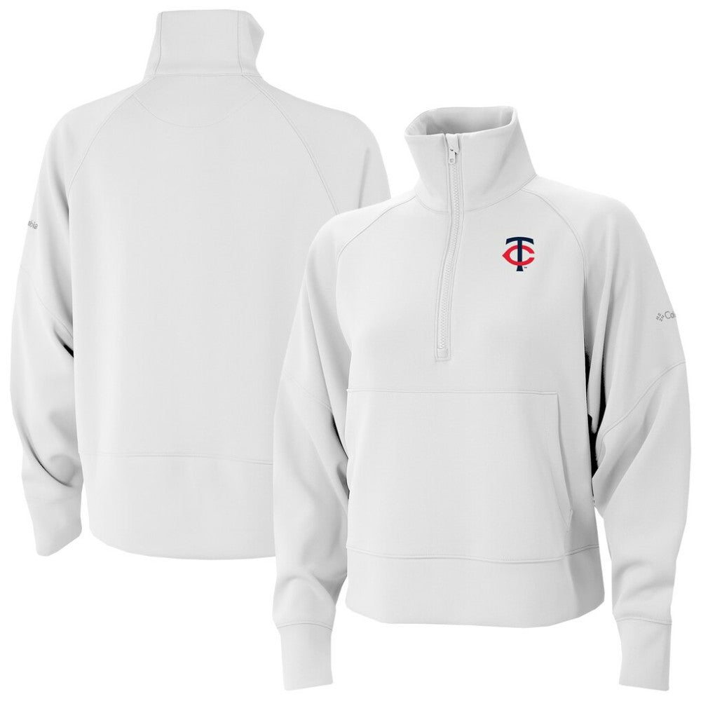 Minnesota Twins Columbia Women's Wickhams Hills Raglan Omni-Wick Quarter-Zip Pullover - MLB Pullover
