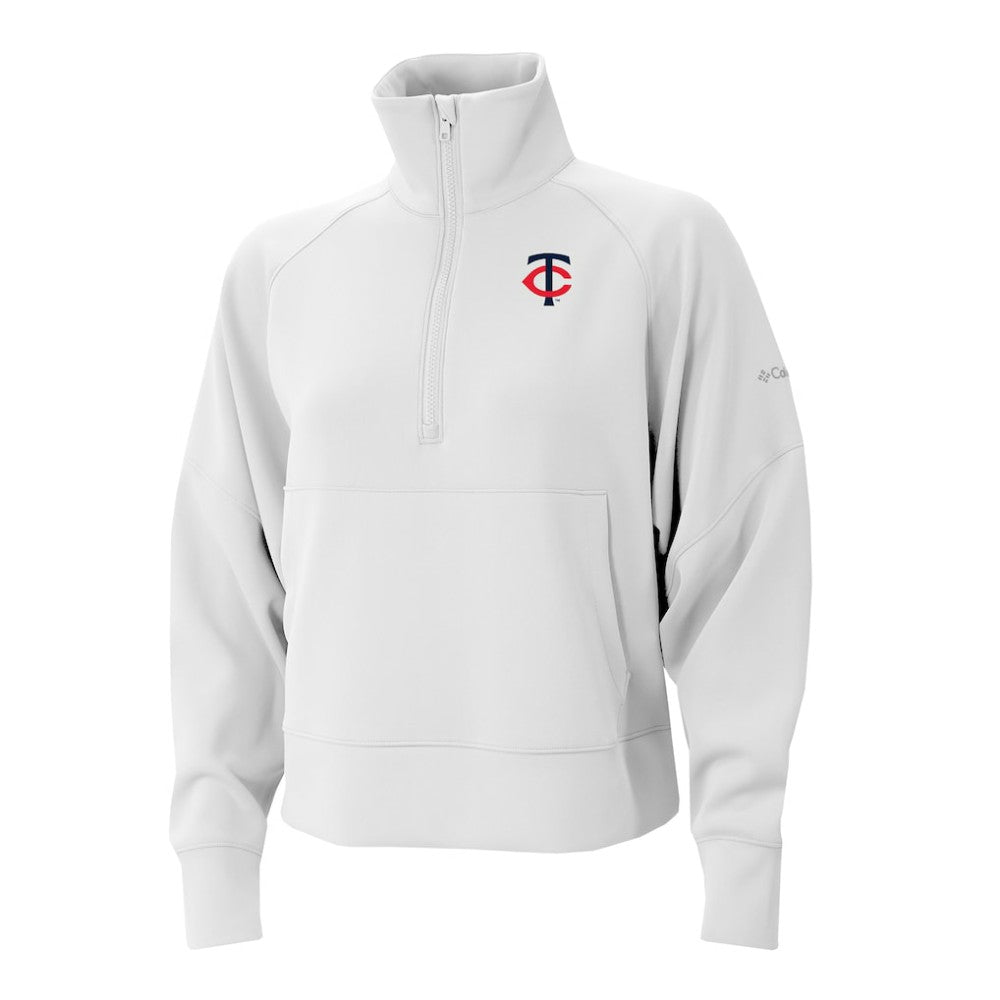 Minnesota Twins Columbia Women's Wickhams Hills Raglan Omni-Wick Quarter-Zip Pullover - MLB Pullover