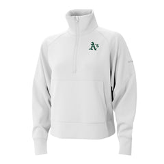 Athletics Columbia Women's Wickhams Hills Raglan Omni-Wick Quarter-Zip Pullover - MLB Pullover