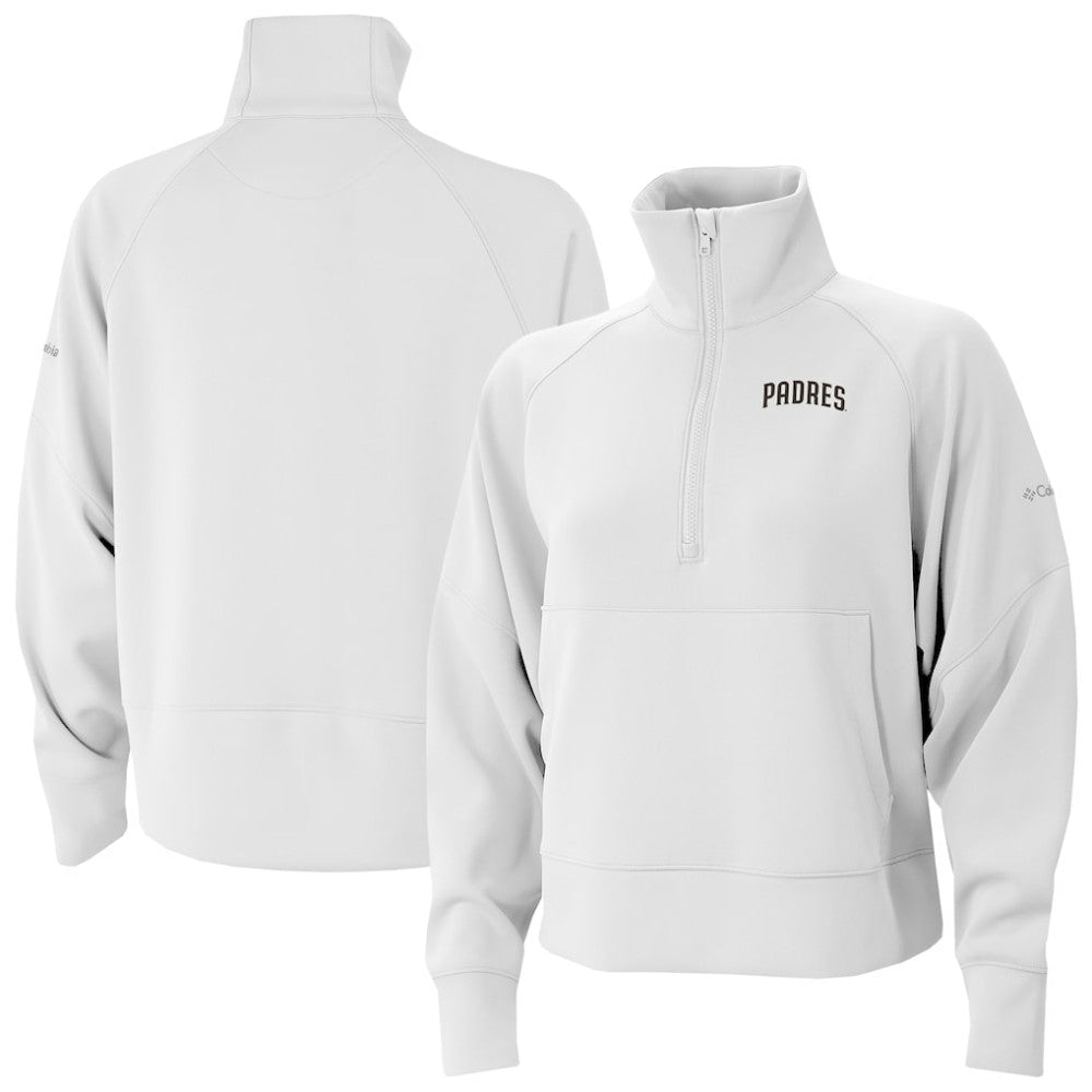 San Diego Padres Columbia Women's Wickhams Hills Raglan Omni-Wick Quarter-Zip Pullover - MLB Pullover