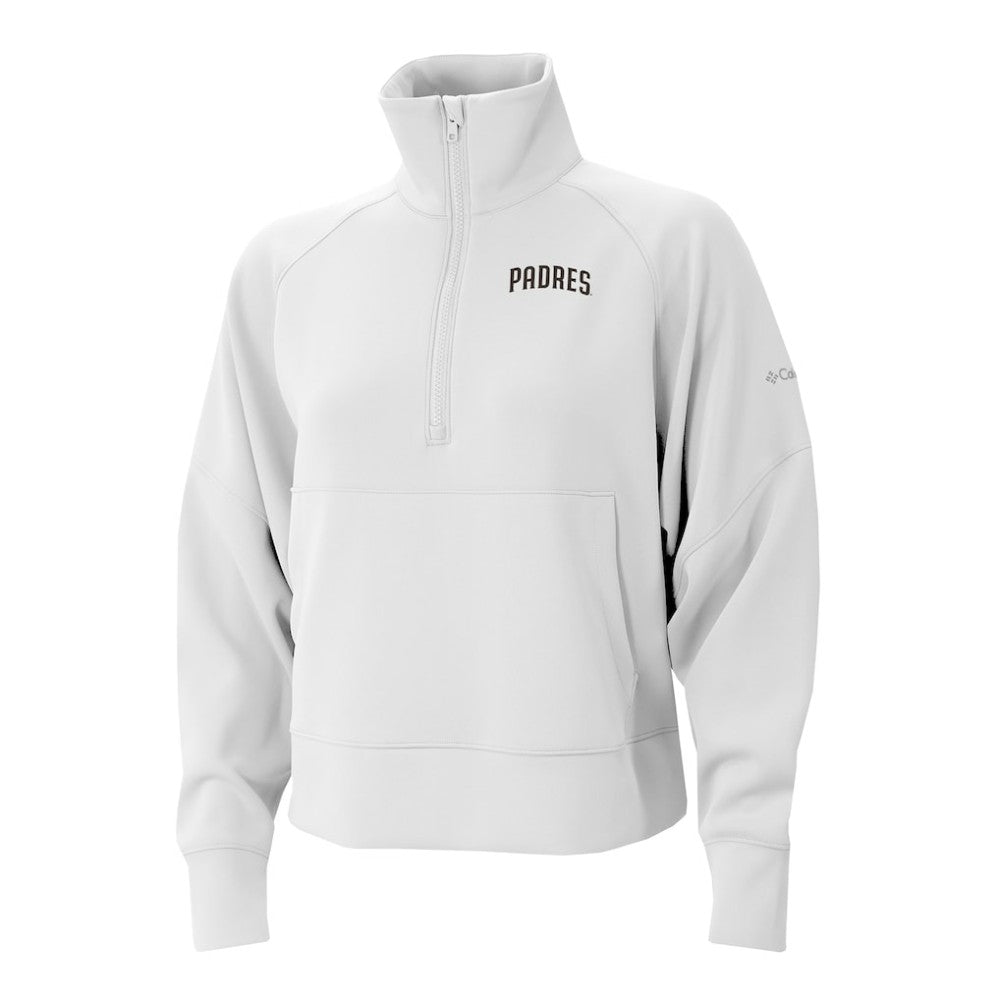 San Diego Padres Columbia Women's Wickhams Hills Raglan Omni-Wick Quarter-Zip Pullover - MLB Pullover