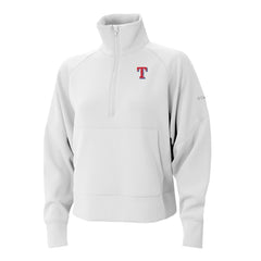 Texas Rangers Columbia Women's Wickhams Hills Raglan Omni-Wick Quarter-Zip Pullover - MLB Pullover