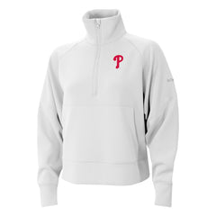 Philadelphia Phillies Columbia Women's Wickhams Hills Raglan Omni-Wick Quarter-Zip Pullover - MLB Pullover