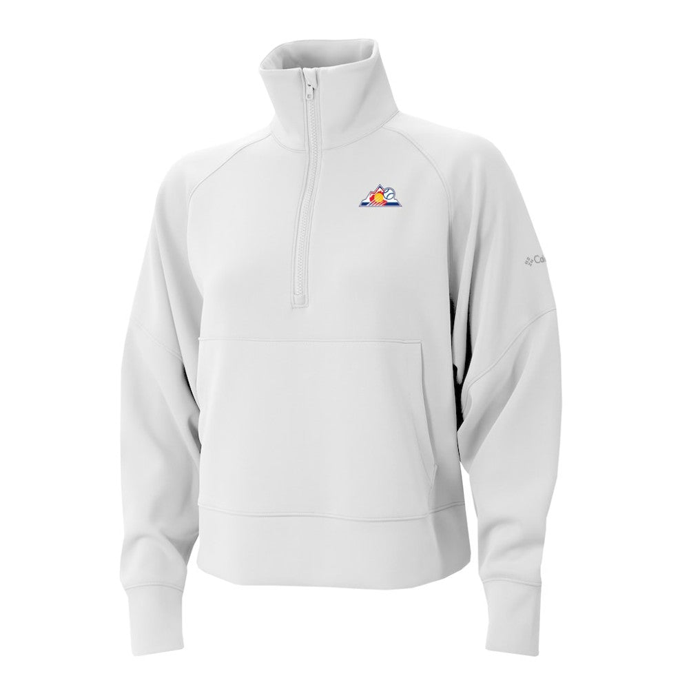 Colorado Rockies Columbia Women's Wickhams Hills Raglan Omni-Wick Quarter-Zip Pullover - MLB Pullover