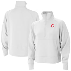 Chicago Cubs Columbia Women's Wickhams Hills Raglan Omni-Wick Quarter-Zip Pullover - MLB Pullover